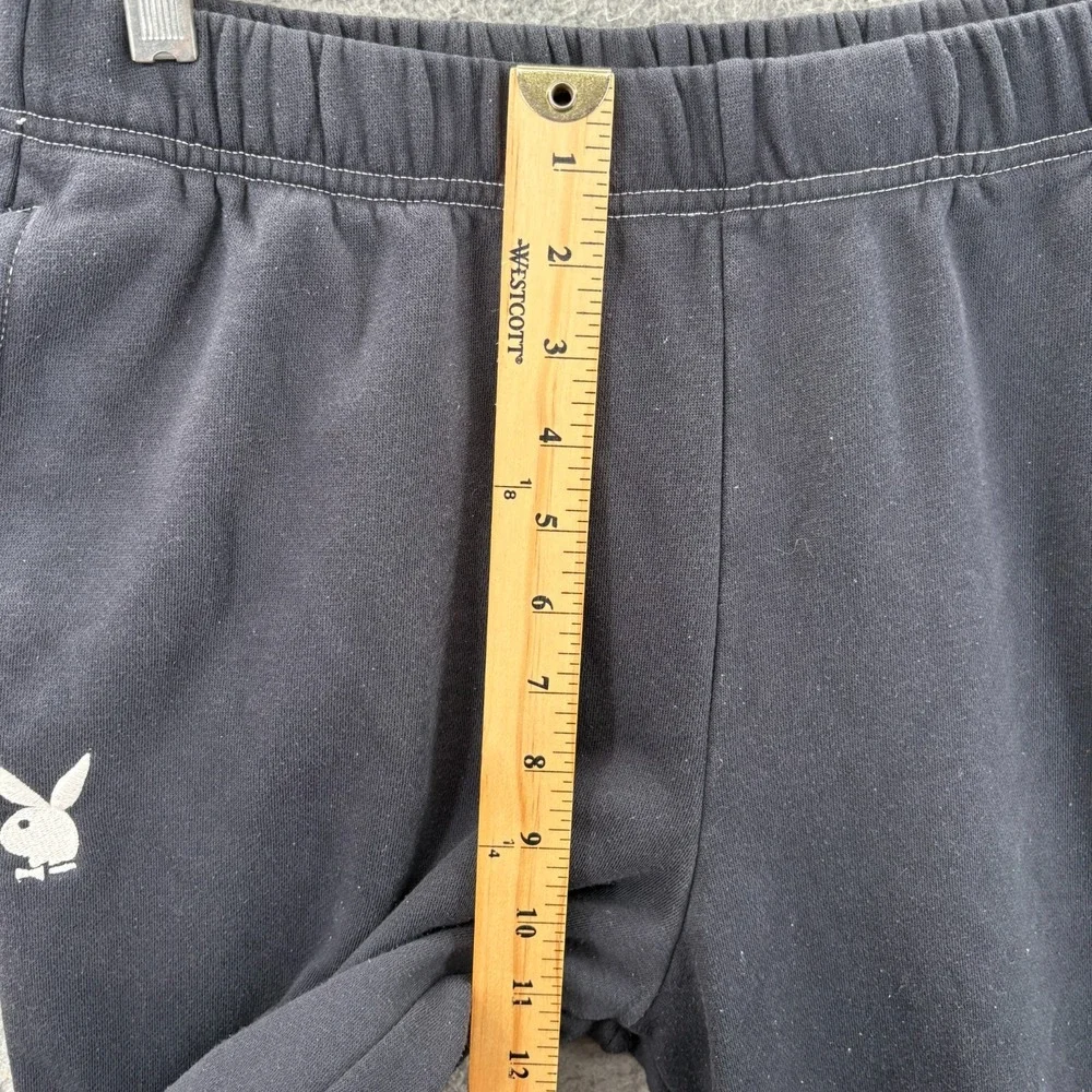 True Religion Playboy Pants  Mens Medium Gray Jogger Sweatpants Bunny Stitched